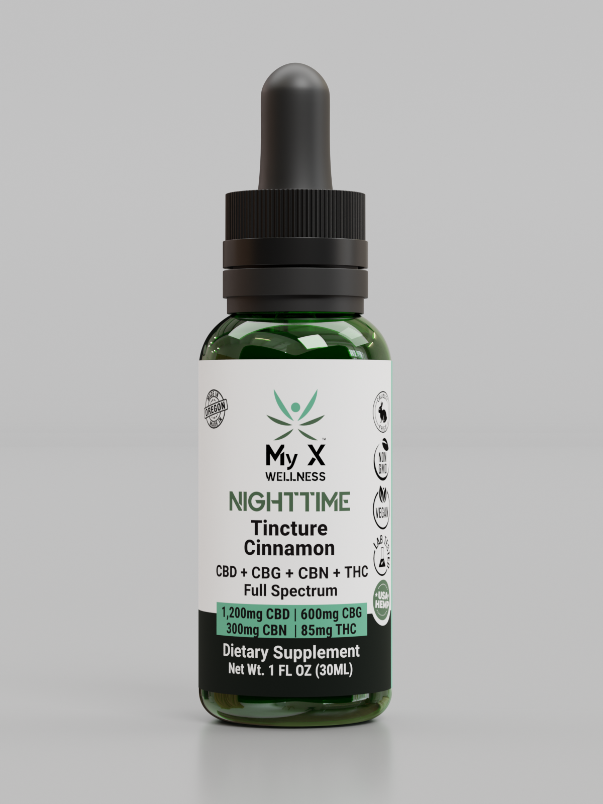 Tincture – Nighttime Full Spectrum CBD CBG