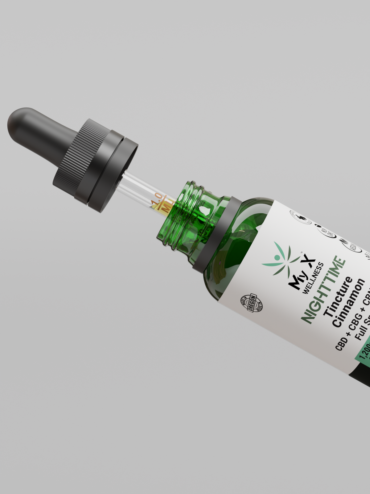 Tincture - Nighttime Full Spectrum CBD CBG - Image 5