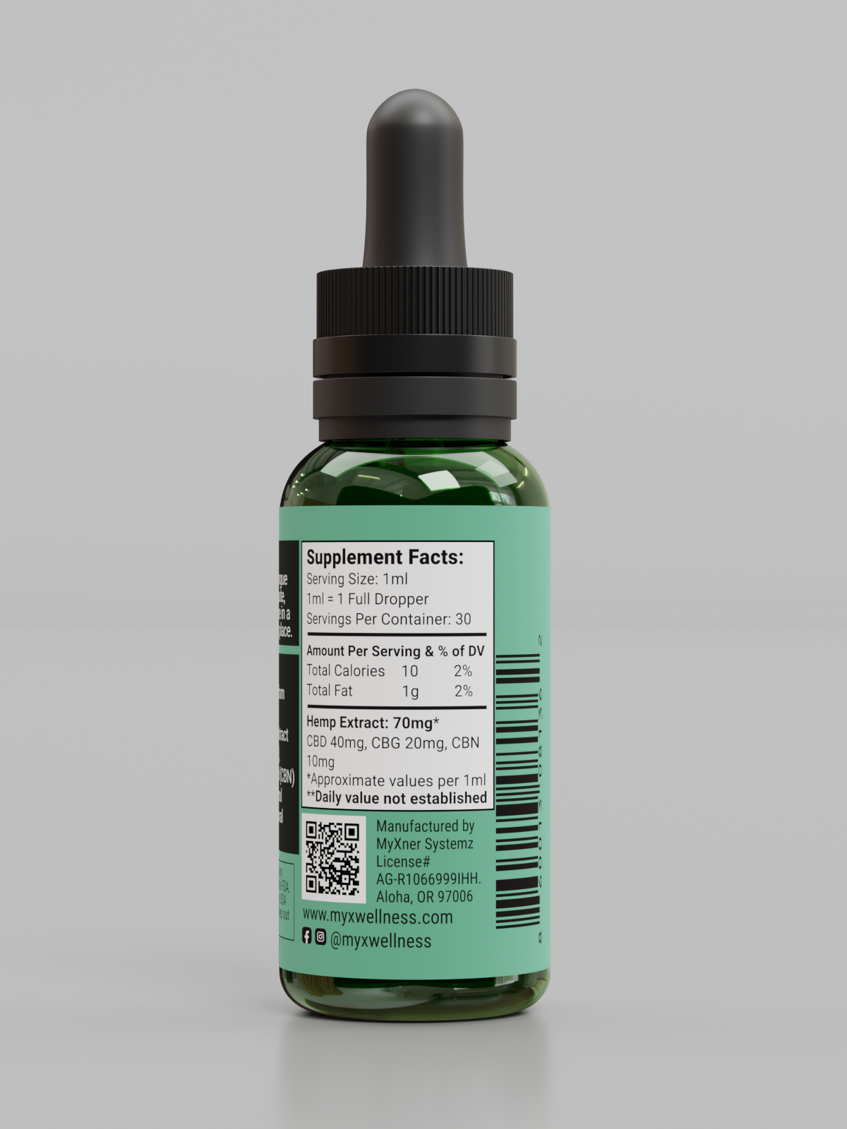 THC FREE Nighttime Tincture - Image 3